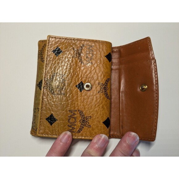 MCM Double Flap Compact Wallet - Picture 4 of 15